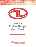 Inductor Custom Design Work Sheet